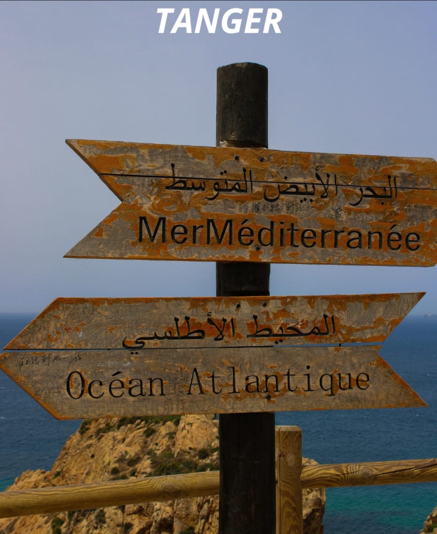 Tanger direction sign